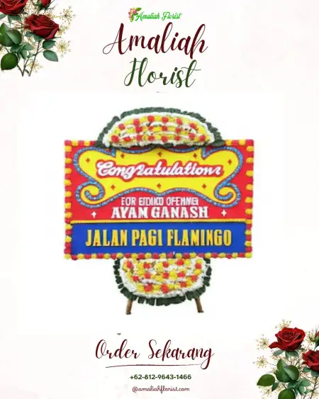Sewa Papan Bunga Venue Pernikahan Bogor